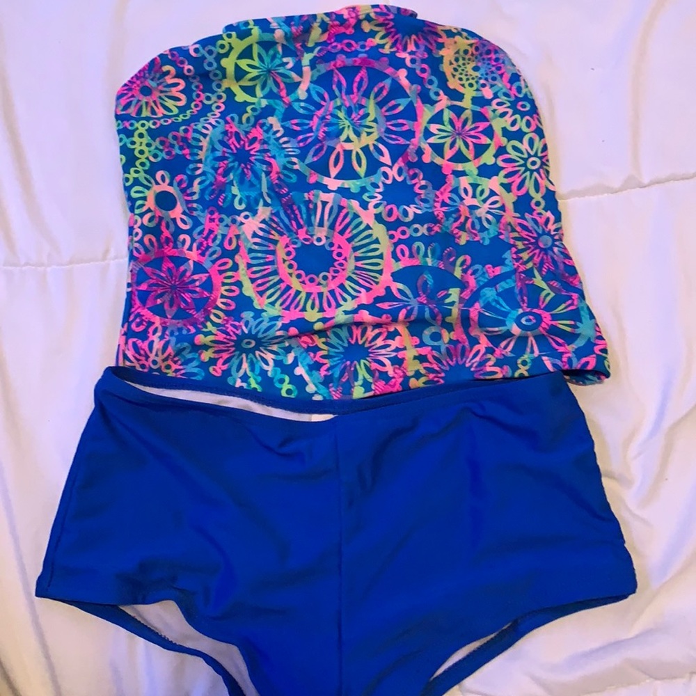 Rainbow swimming suit